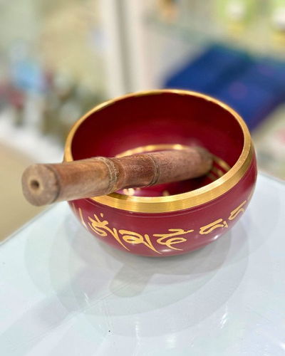 Cuenco 7 metales Rojo 12 cm de diametro