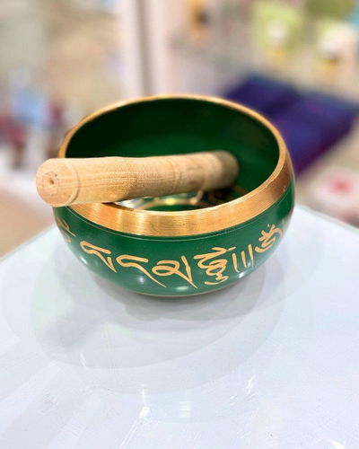 Cuenco 7 metales Verde 12 cm de diametro