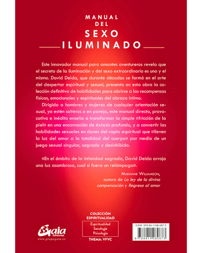 Manual de sexo iluminado. David Deida. Ed Gaia