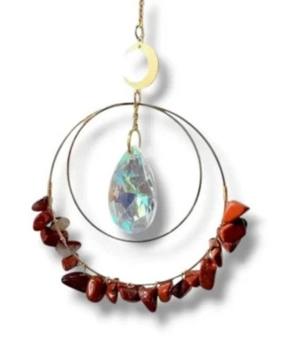 Atrapasol con cristales