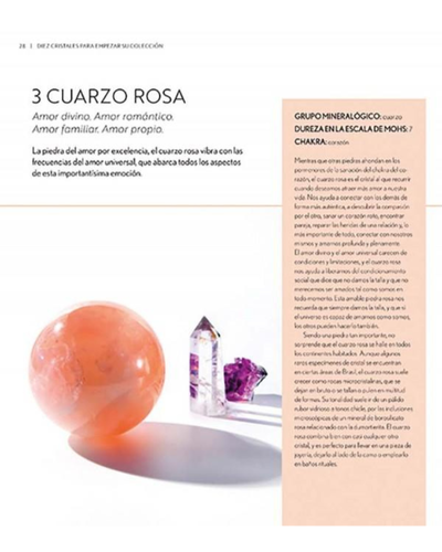 Su coleccion de cristales