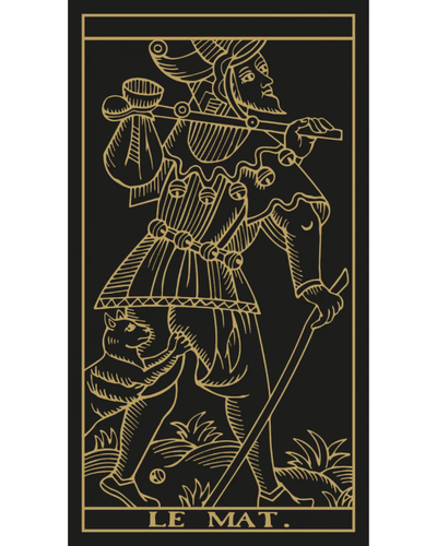 Tarot Marseille gold and black edition. Mariane Costa.