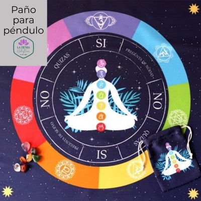 Paño para Péndulo Chakras 1