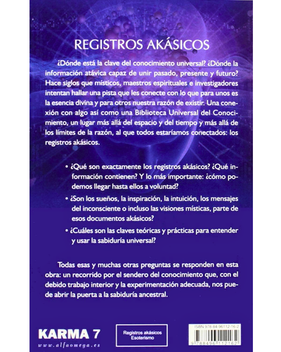 Registros akashicos. Klaus Ducker y Pedro Paolo Pons. Ed Arkano Books