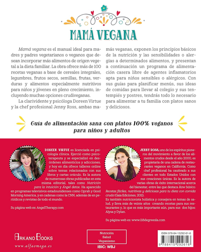 Mamá vegana. Guía completa para alimentar a tus hijos. Doreen Virtue y Jenny Ross