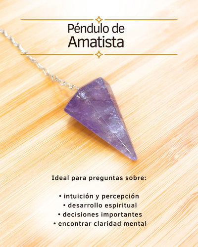 Péndulo de amatista