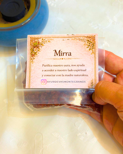 Resina de Mirra para sahumar. Conexion espiritual