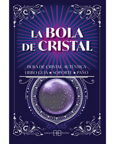 Bola de cristal autentica. Libro guia y soporte. Arkano Books