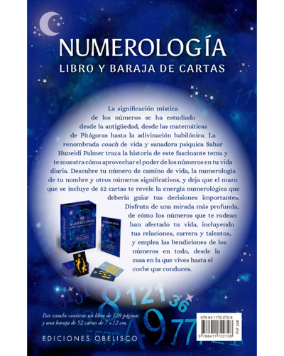 Numerologia. Libro y baraja de cartas. Ediciones Obelisco