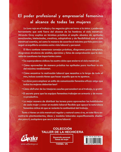 La Luna Roja en el trabajo y los negocios. Miranda Gray. Editorial Gaia