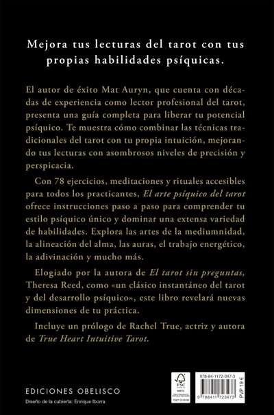 El arte psiquico del tarot. Mat Auryn. Ediciones Obelisco
