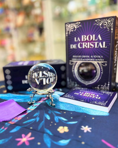 Bola de cristal autentica. Libro guia y soporte. Arkano Books