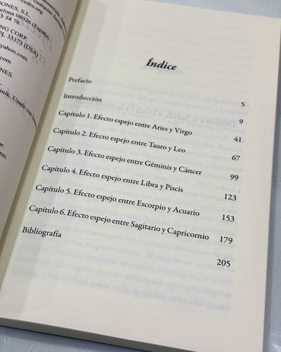 Efecto espejo entre signos del zodíaco. José Luis Belmonte. 