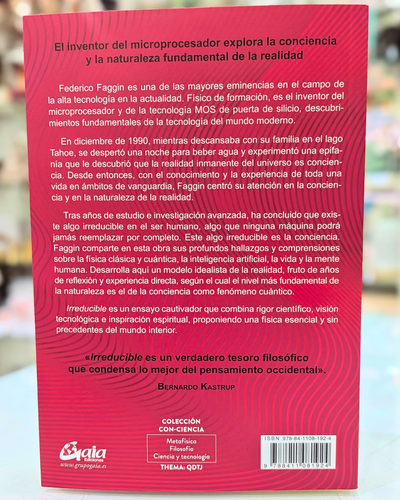 Irreducible. Encuentro de la ciencia con la conciencia. Federico Faggin. Arkano Books