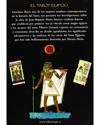 Tarot Egipcio. Libro-manual + cartas. Editorial Gaia. MUESTRA cartas sin caja