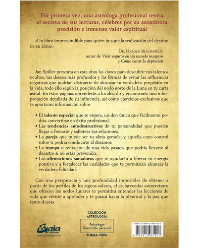 Astrología para el alma. Jan Spiller. Editorial Gaia