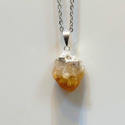 Collar de Citrino natural en Bruto
