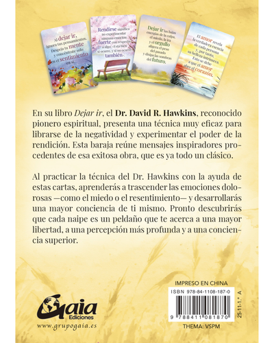 Dejar ir. 44 cartas para experimentar la rendición. Editorial Gaia