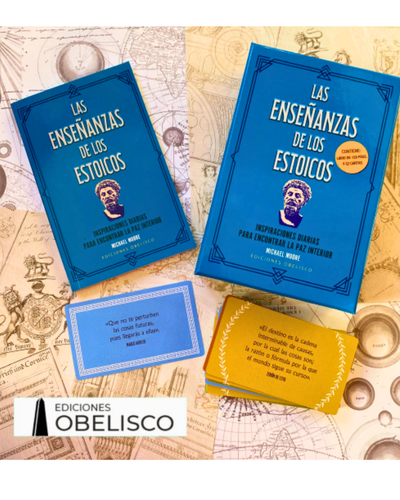 Las Enseñanzas de los Estoicos. Libro + 52 Cartas. Michael Moore. Ediciones Obelisco