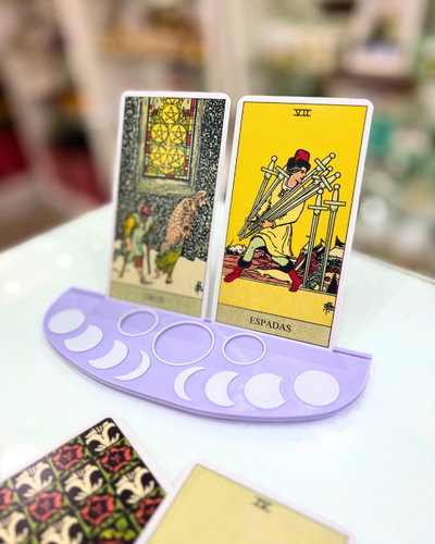 Portacartas de Tarot – Soporte para cartas lila
