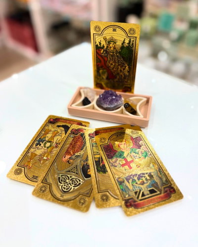 Portacartas de Tarot – Soporte para cartas y piedras