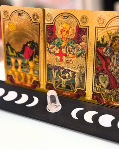 Portacartas de Tarot – Soporte para cartas negro recto
