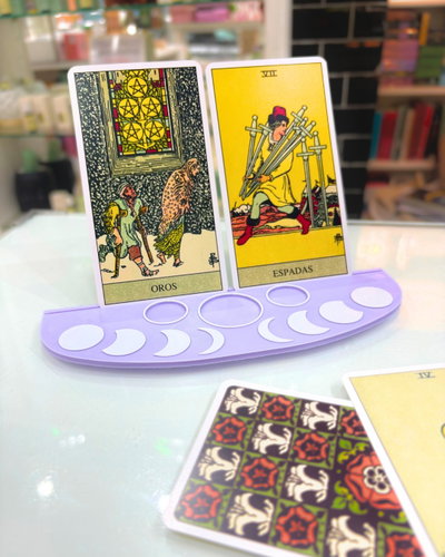 Portacartas de Tarot – Soporte para cartas lila