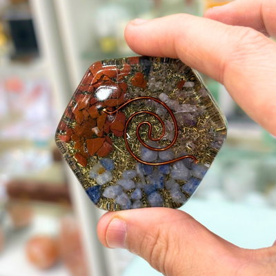 Mini Orgonita Hexagonal