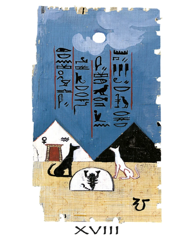 Mini Egyptian Tarot. Tarot Egipcio de 78 cartas. Lo Scarabeo