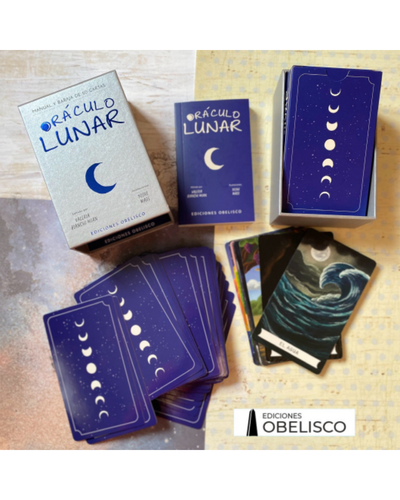 Oráculo Lunar. 50 cartas para rituales y magia. Ediciones Obelisco