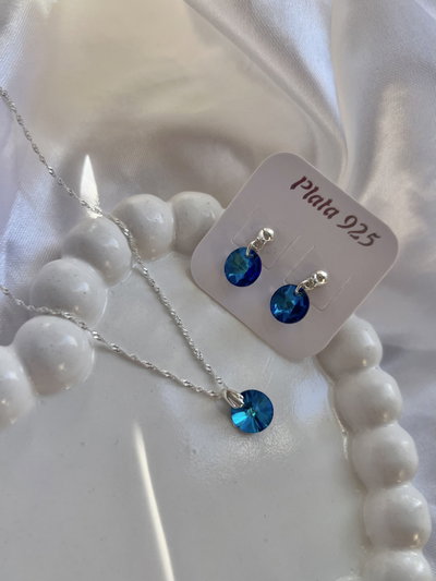Set Swarovski Blue