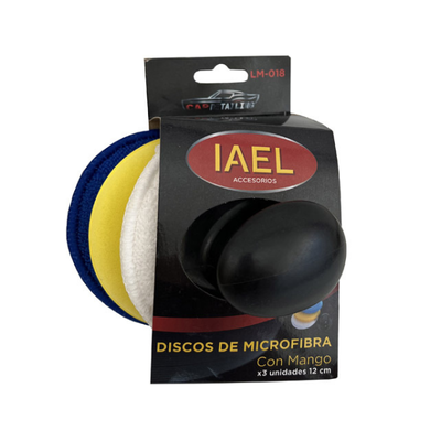 DISCOS DE MICROFIBRAS CON MANGO