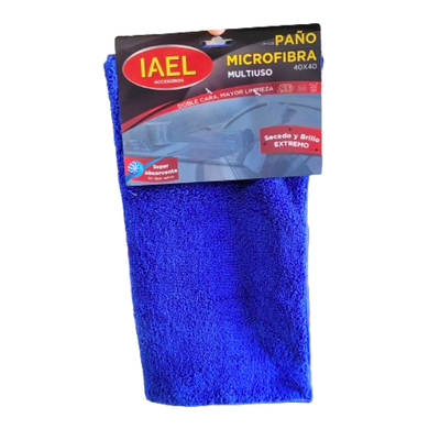 PAÑO DE MICROFIBRA DOBLE CARA - 40x40cm