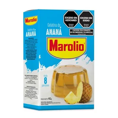 GELATINA ANANÁ MAROLIO 40 G