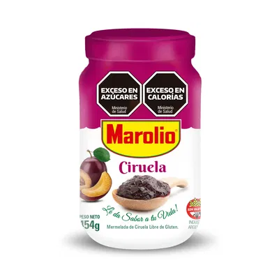 MERMELADA CIRUELA MAROLIO 454 G