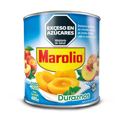 DURAZNOS EN MITADES MAROLIO 820 G