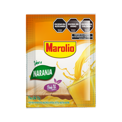 JUGO EN POLVO SABOR NARANJA MAROLIO 20 G