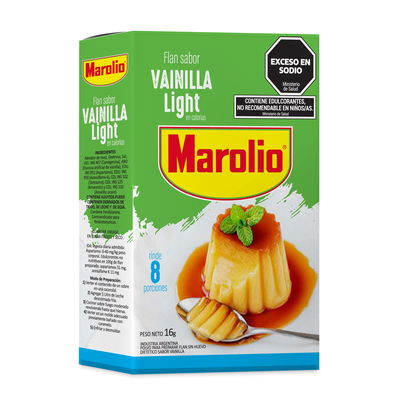  FLAN VAINILLA LIGHT MAROLIO 16 G