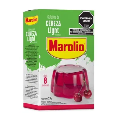 GELATINA CEREZA LIGHT MAROLIO 25 G