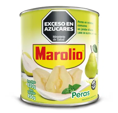  PERAS EN MITADES MAROLIO 820 G