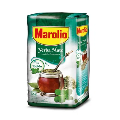 YERBA MATE CON BOLDO MAROLIO 500 G