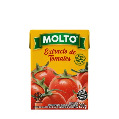  EXTRACTO SIMPLE DE TOMATE MOLTO 210 G