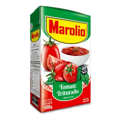 PURE DE TOMATE TRITURADO MAROLIO 500 G
