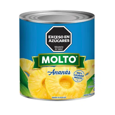 ANANÁ EN RODAJAS MOLTO 850 G