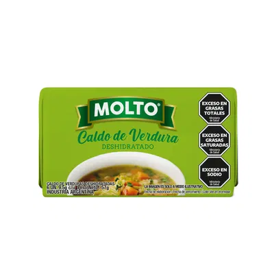 CALDO DESHIIDRATADO VERDURA MOLTO 6 U