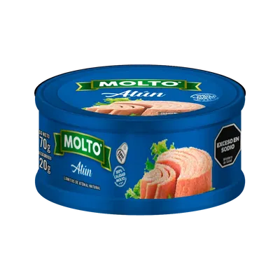 LOMITOS DE ATÚN AL NATURAL MOLTO 170 G