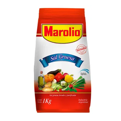 SAL GRUESA EN PAQUETE MAROLIO 1 KG