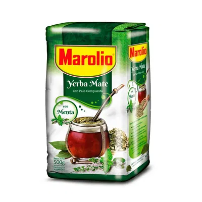 YERBA MATE CON MENTA MAROLIO 500 G