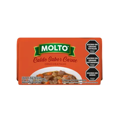CALDO DESHIIDRATADO CARNE MOLTO 6 U