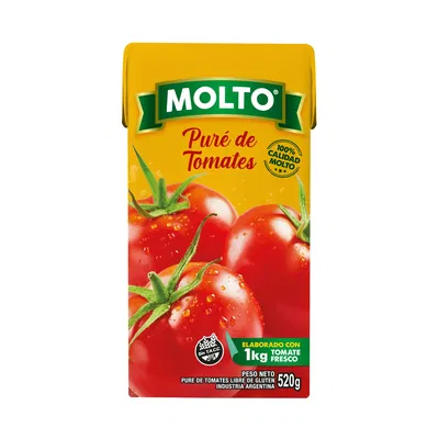 PURE DE TOMATE MOLTO 520 G
